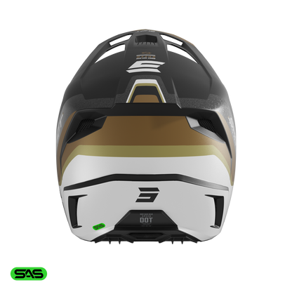 Čelada Shot Speed Atomic gold matt