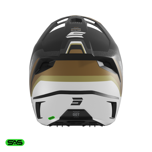 Čelada Shot Speed Atomic gold matt