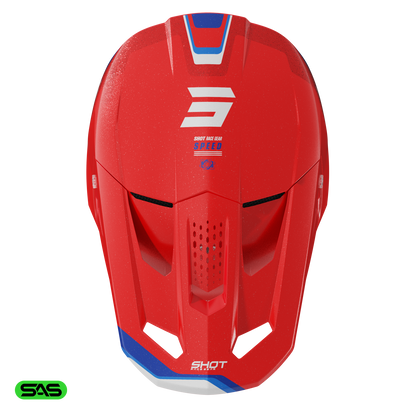 Čelada Shot Speed Atomic red pearly