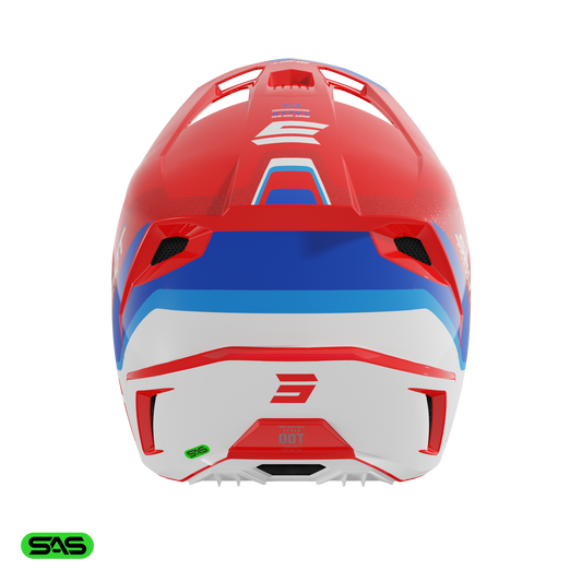 Čelada Shot Speed Atomic red pearly