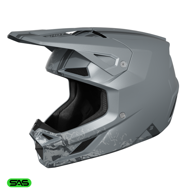 Čelada Shot Speed Battle grey matt