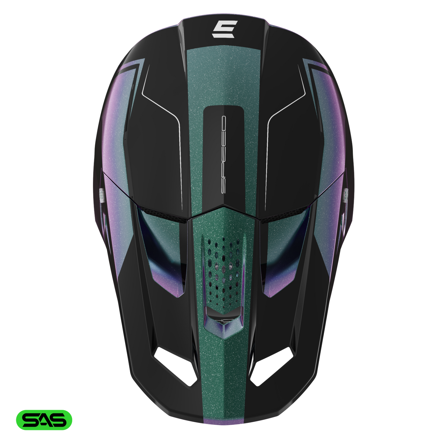 Čelada Shot Speed Fury cameleon glossy