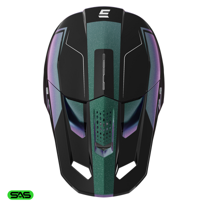 Čelada Shot Speed Fury cameleon glossy