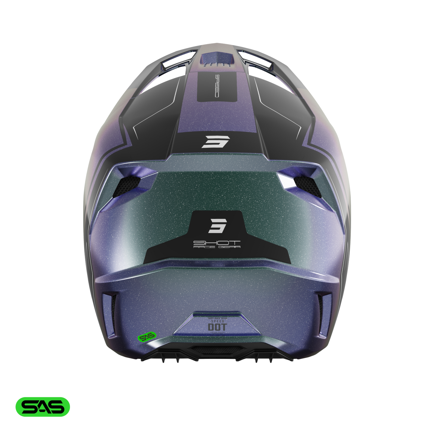 Čelada Shot Speed Fury cameleon glossy