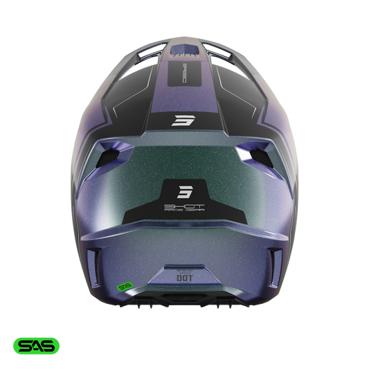 Čelada Shot Speed Fury cameleon glossy