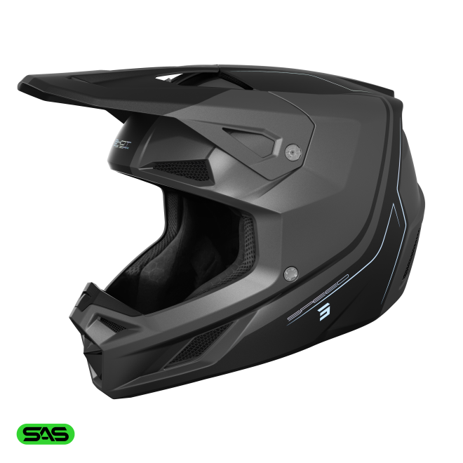 Čelada Shot Speed Fury grey matt