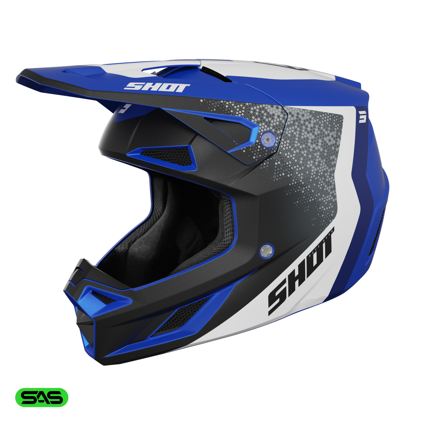 Čelada Shot Speed Hybrid blue matt