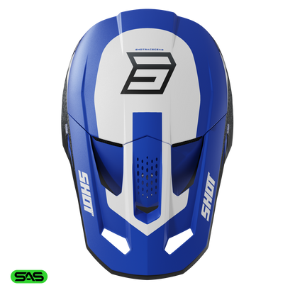 Čelada Shot Speed Hybrid blue matt