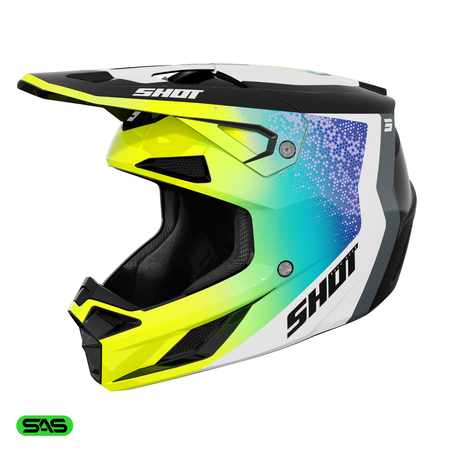 Čelada Shot Speed Hybrid neon yellow