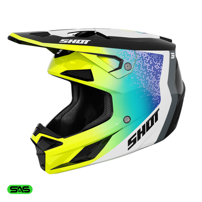Čelada Shot Speed Hybrid neon yellow