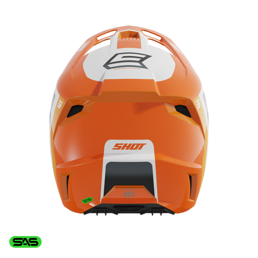 Čelada Shot Speed Hybrid orange glossy