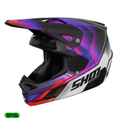 Čelada Shot Speed Olimp purple pearly