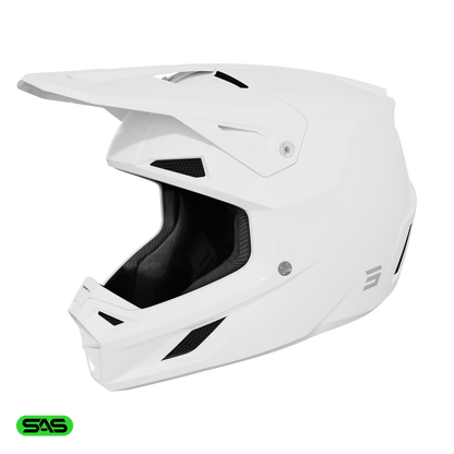 Čelada Shot Speed solid  white glossy