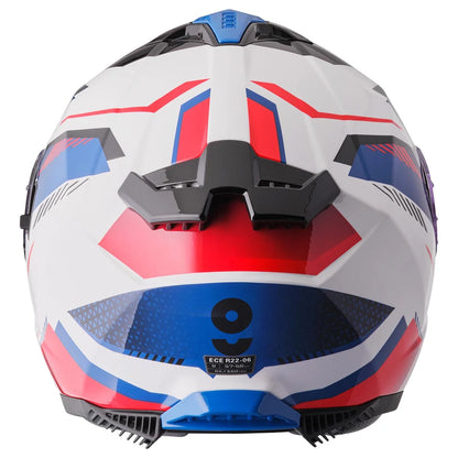 Integralna čelada GMS Gelero white-red-blue