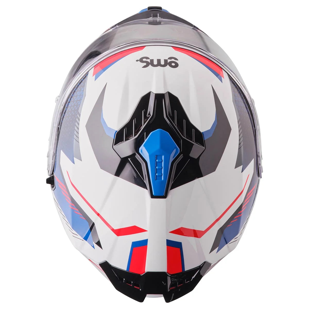 Integralna čelada GMS Gelero white-red-blue