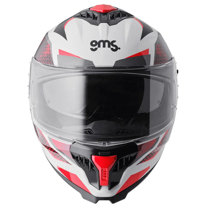 Integralna čelada GMS Gelero white-red-grey