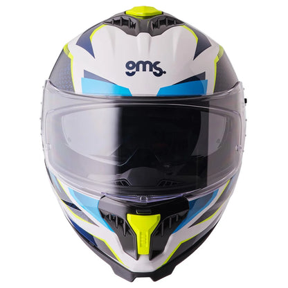 Integralna čelada GMS Gelero white-blue-yellow