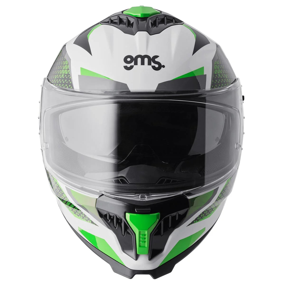 Integralna čelada GMS Gelero white-green-grey