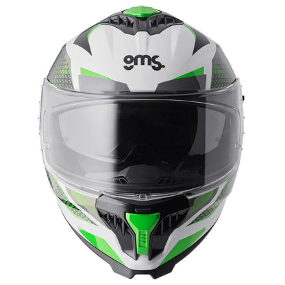 Integralna čelada GMS Gelero white-green-grey