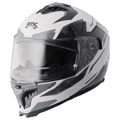 Integralna čelada GMS Gelero white-grey-dark grey