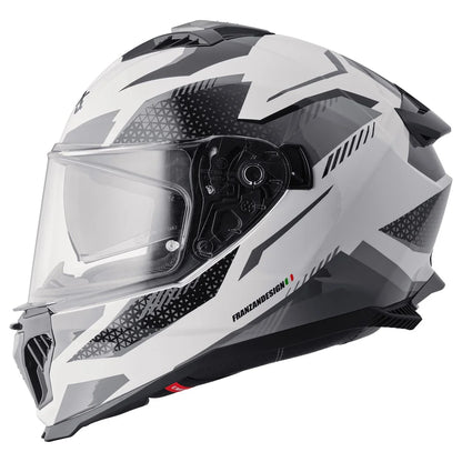 Integralna čelada GMS Gelero white-grey-dark grey