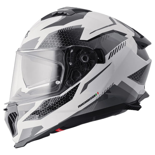 Integralna čelada GMS Gelero white-grey-dark grey