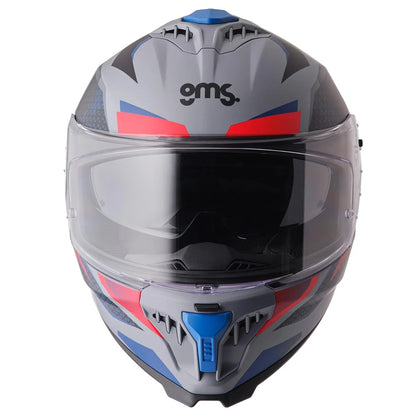 Integralna čelada GMS Gelero matt grey-blue-red