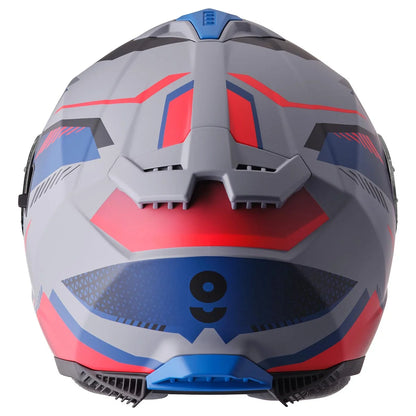 Integralna čelada GMS Gelero matt grey-blue-red