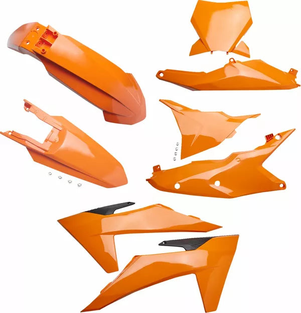 Set plastik Ufo KTM 125-450 2024-25 oranžen