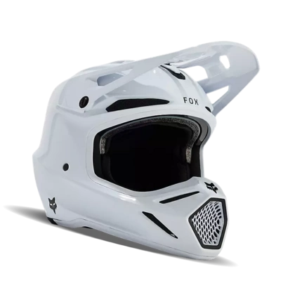 Čelada Fox V3 RS carbon solid wht