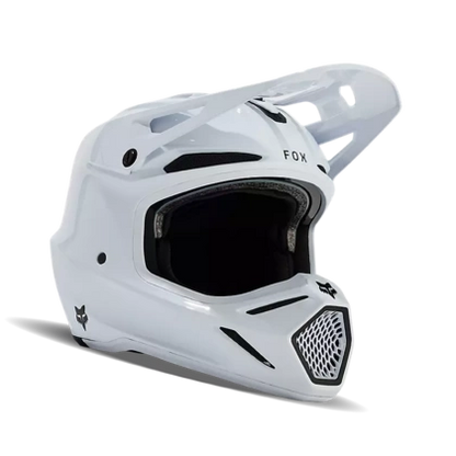 Čelada Fox V3 RS carbon solid wht