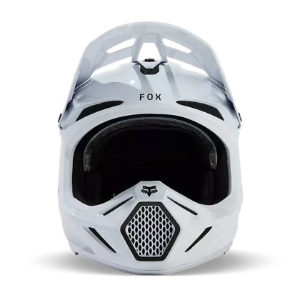 Čelada Fox V3 RS carbon solid wht