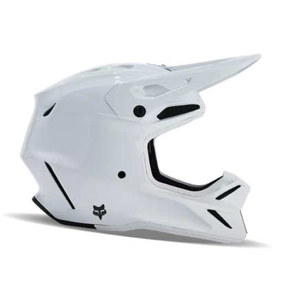 Čelada Fox V3 RS carbon solid wht