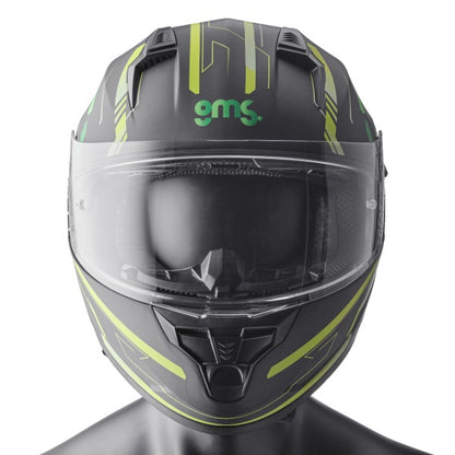 Integralna čelada GMS Hexago ZG12501 graphic green