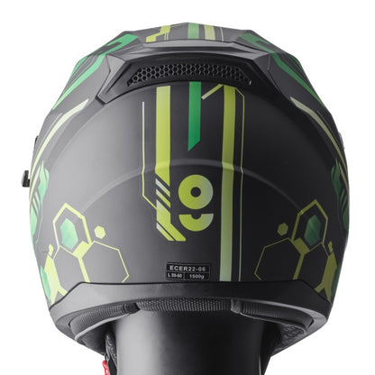 Integralna čelada GMS Hexago ZG12501 graphic green